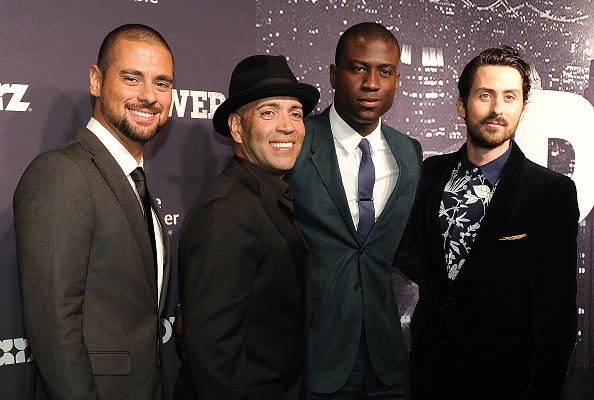 NEW YORK, NY - JUNE 02:  J.R. Ramirez, Luis Antonio Ramos, Sinqua Walls and Andy Bean attend the "Power" Season Two Series Premiere at Best Buy Theater on June 2, 2015 in New York City.  (Photo by Daniel Zuchnik/WireImage)